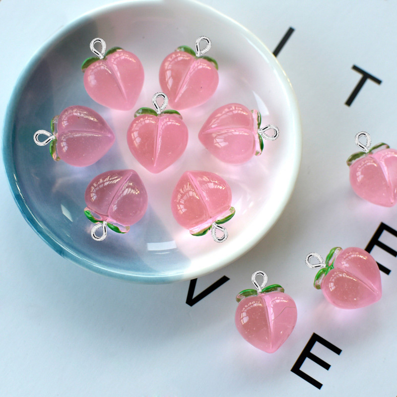Resin Art Essentials - 10 Buah Liontin Resin Datar Transparan