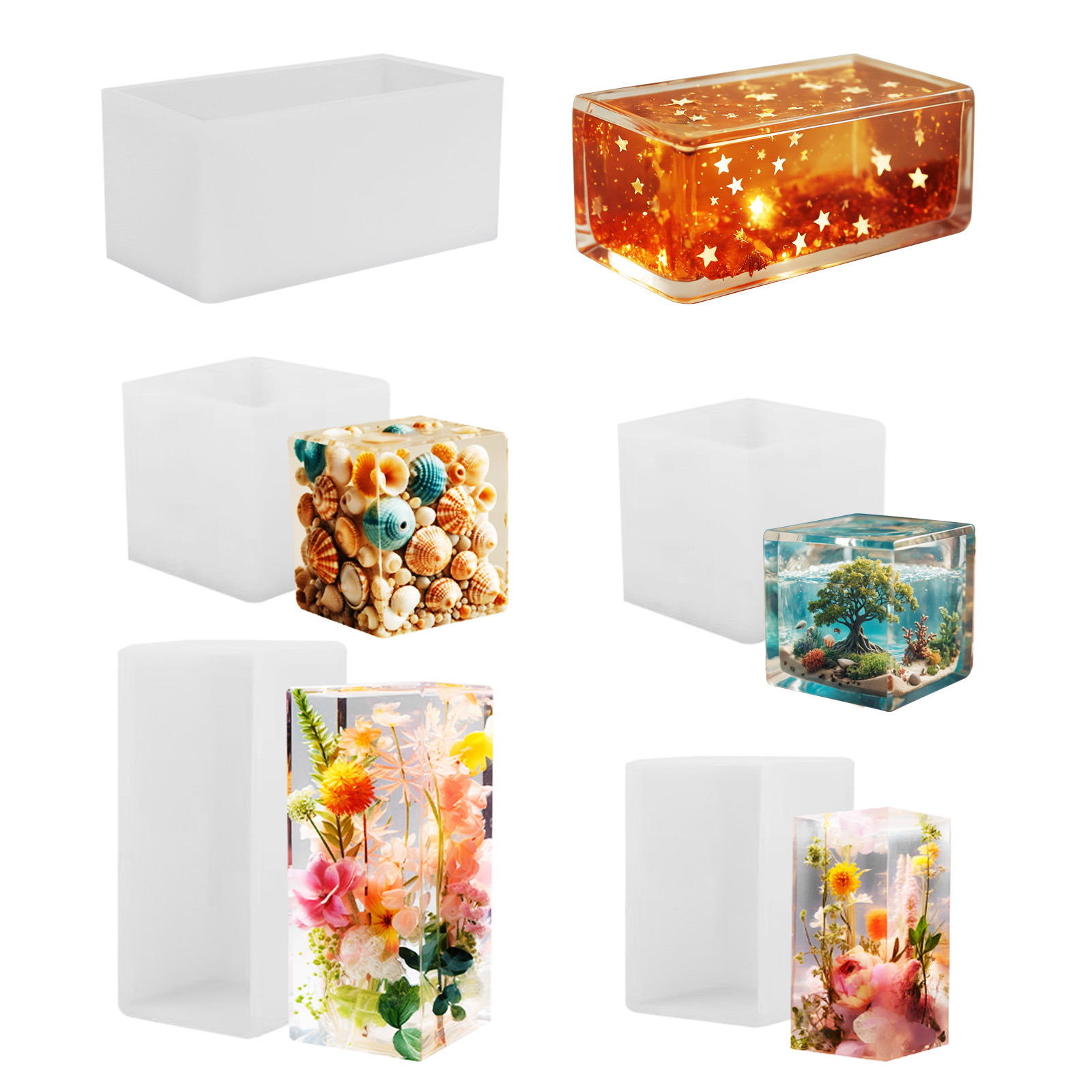 Resin Art Letters - Cetakan Epoksi Cetakan Silikon DIY Cetakan