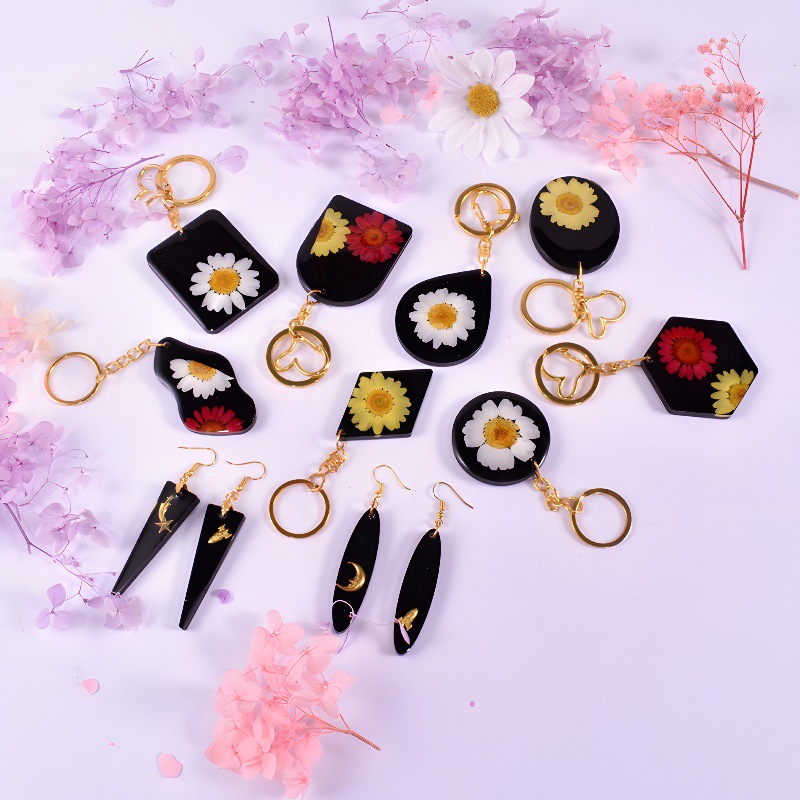 Anting Liontin Silikon Cetakan - Resin Art Letters ulasan dan harga