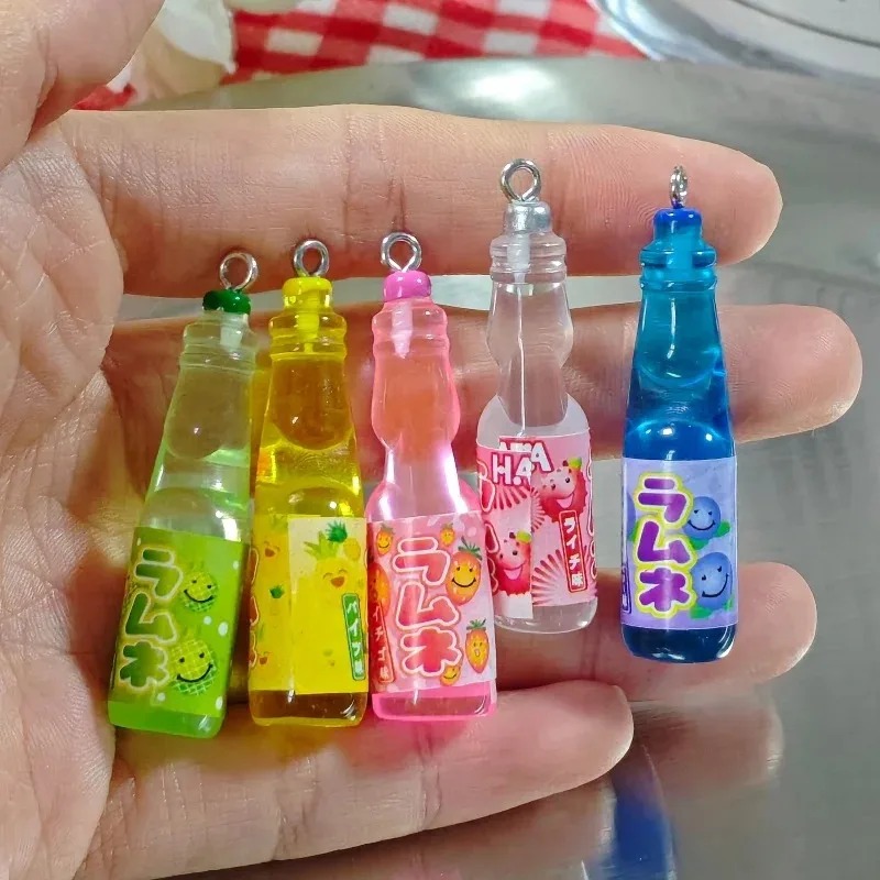 10 Buah Liontin Resin Botol So - Resin Art Accessories ulasan dan harga