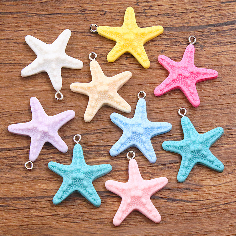 10 Buah Liontin Resin Bintang  - Resin Art Accessories ulasan dan harga