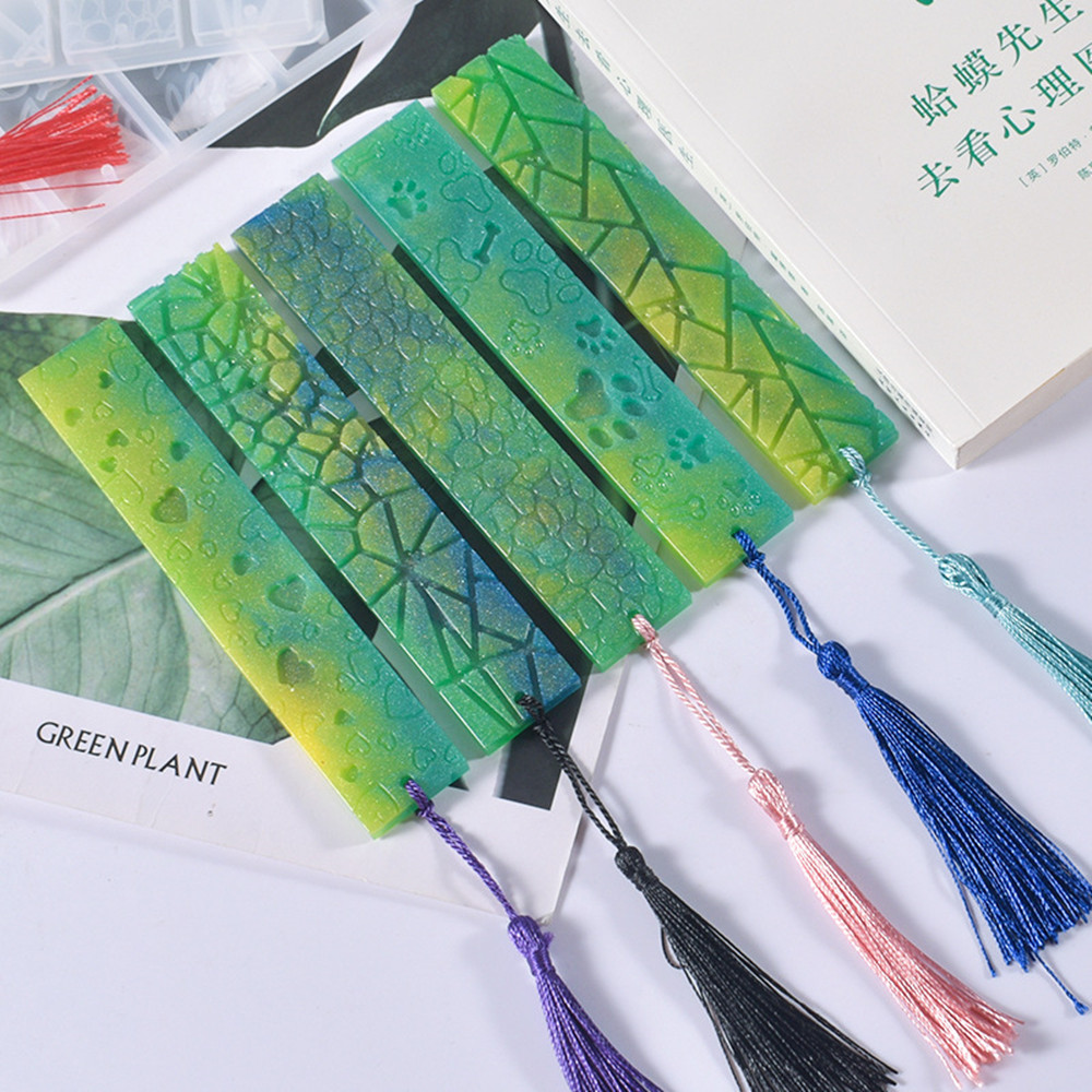Cetakan Resin Epoksi Kristal D - Resin Art Bookmark ulasan dan harga
