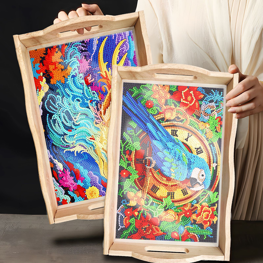Nampan Makan Kayu 5D DIY Berhi - Resin Art Wooden Tray ulasan dan harga
