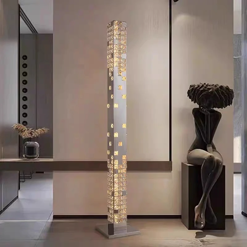 Lampu Lantai Kristal LED Desai - Resin Art Floor Design ulasan dan harga