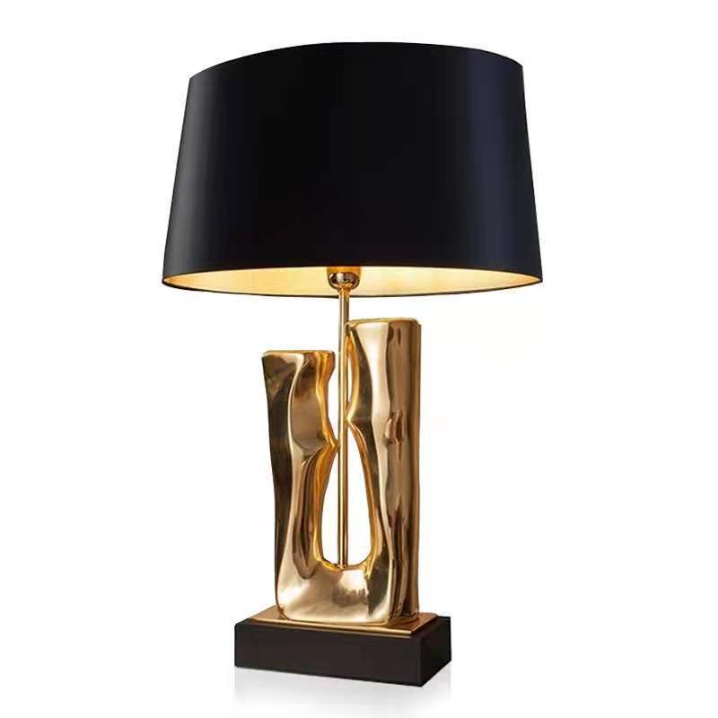 Lampu Meja Logam Seni Kreatif  - Resin Art Floor Design ulasan dan harga
