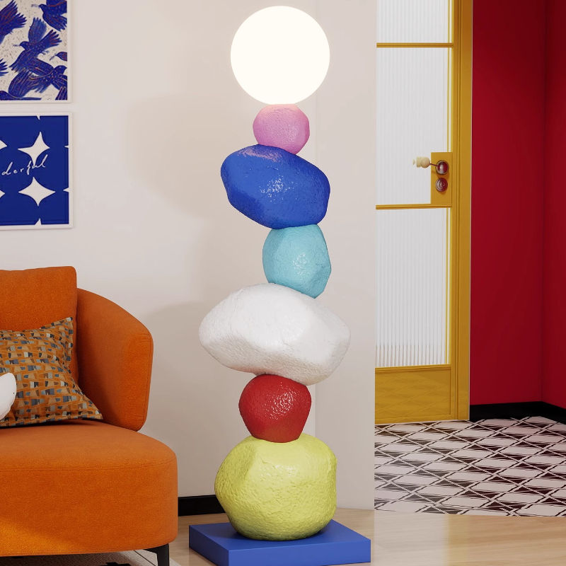 Lampu Lantai LED Patung Resin  - Resin Art Floor Design ulasan dan harga