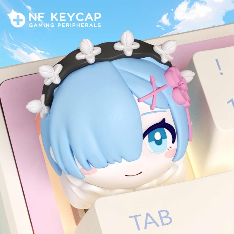 Keycap Anime Rem Individualita - Resin Art World ulasan dan harga