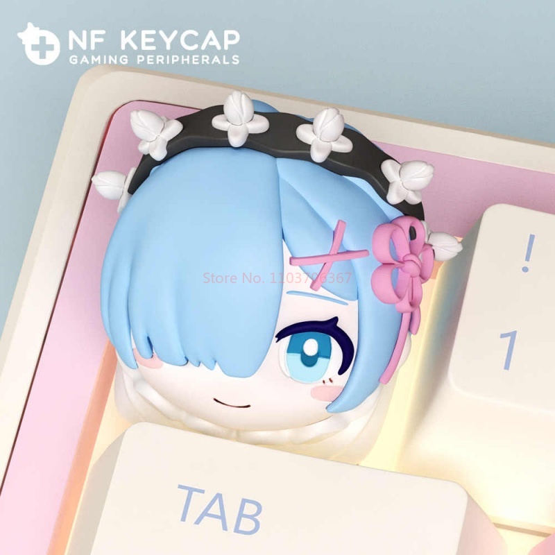 Keycap Anime Rem Individualita - Resin Art World ulasan dan harga