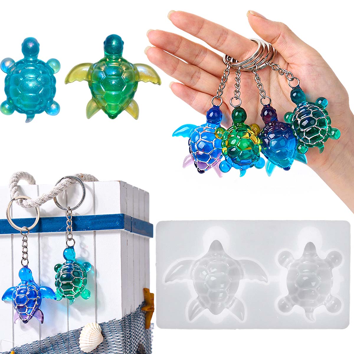 Cetakan Silikon Gantungan Kunc - Resin Art Letters ulasan dan harga